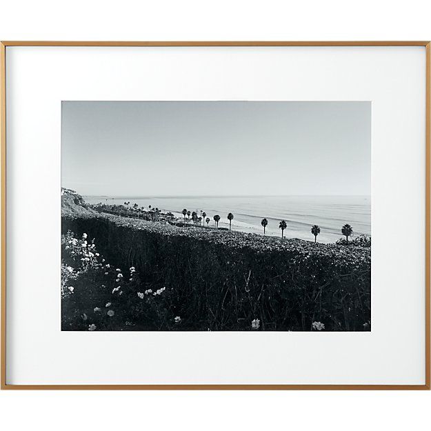 GALLERY BRASS FRAME WITH WHITE MAT 18X24 — view 1